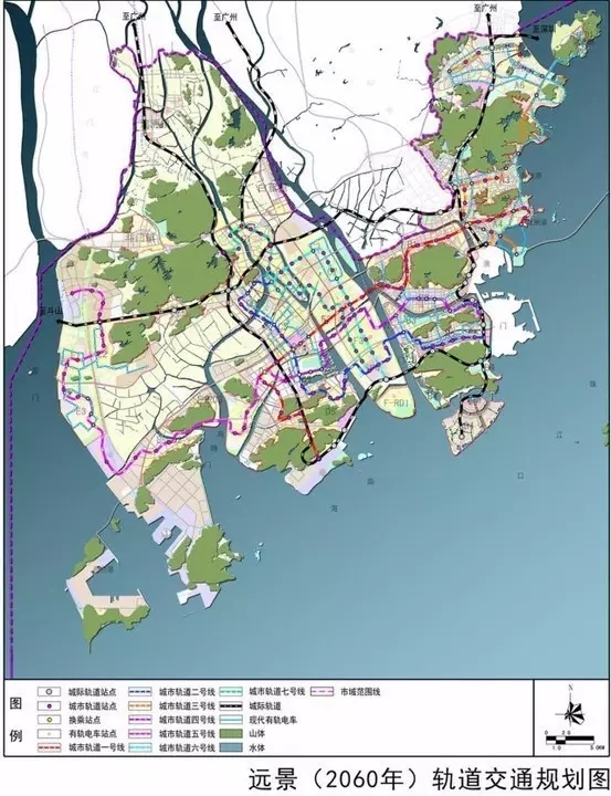 按照远景规划,珠海将以鹤州中央商务区为核心,建设九州港—鹤州图片