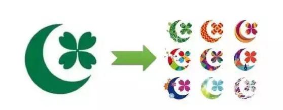 图:绿城集团炫彩logo