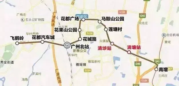 2017广州新地铁线路