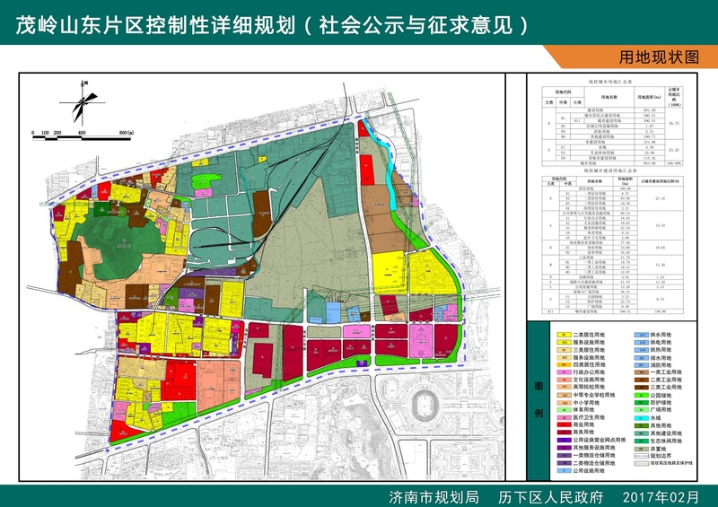 14日,市规划局公示了茂岭山东片区,彩石片区,郭店片区和王舍人片区