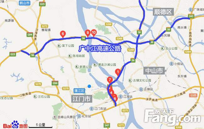 滨江大桥主桥合龙 广中江高速带来什么影响