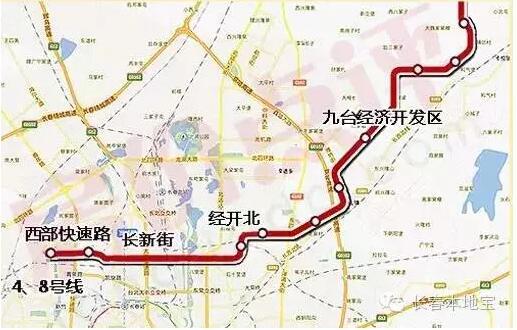 兴隆综合保税区—西部快速路 地铁一号线,走人民大街沿线 地铁二