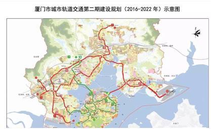 未来5年,厦门将建成总里程达265公里的6条 线,3条都经过集美.