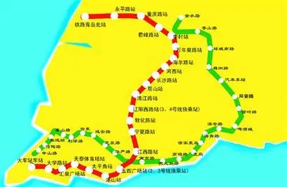 青岛m2/m3 线路图