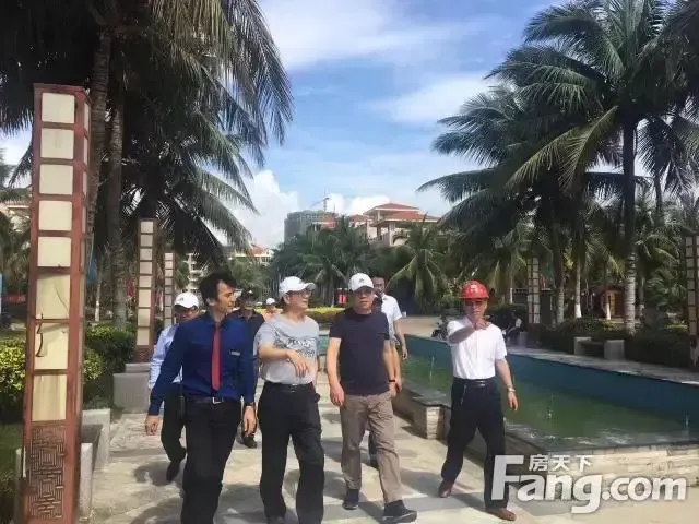 中天集团董事长楼永良先生莅临白金海岸视察