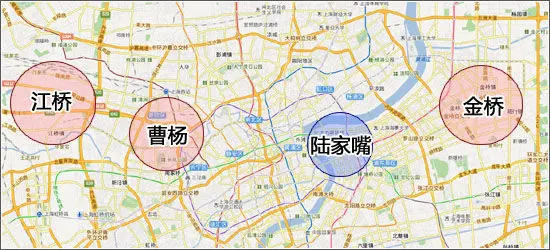 9km,沿花园石桥路-浦东大道-穿越军官楼-云山路-锦绣东路-金穗路,共设