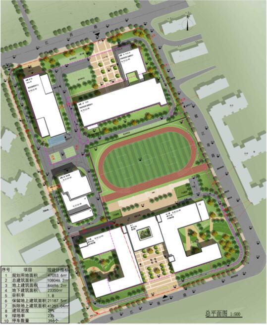 海信学校规划公示 拟建设36班九年一贯制学校