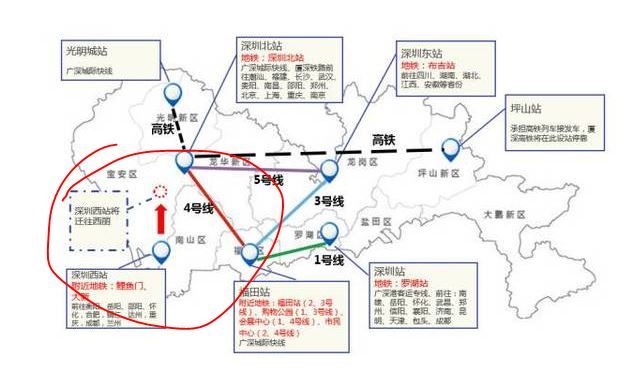 深圳西丽亮眼了建高铁变身特大型枢纽片区从拖油瓶到一座城