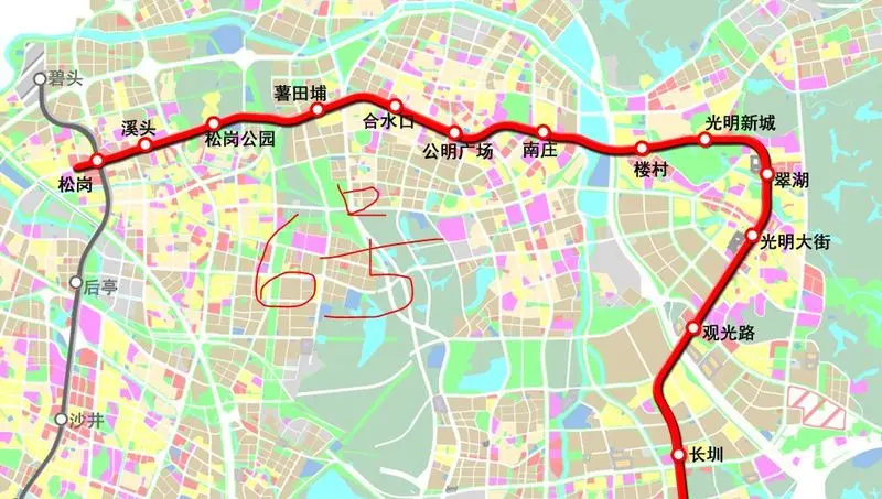 深圳地铁实时消息10条线路合计93个站点昨夜国土委全部敲定了