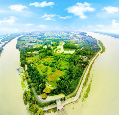 扬州凤凰岛新添湿地科普馆 游乐场恢复成浅水森林湿地