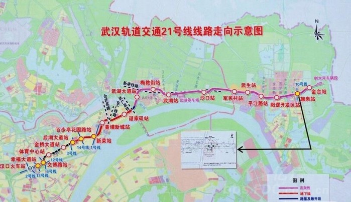 请不要再用郊区的眼光看新洲阳逻了武汉地铁2110号线统统来了