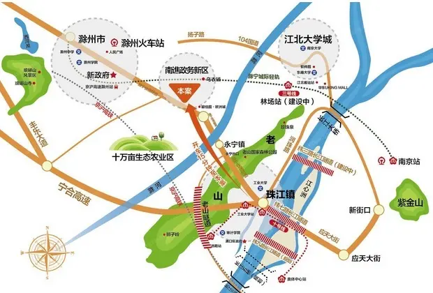 高新区区位