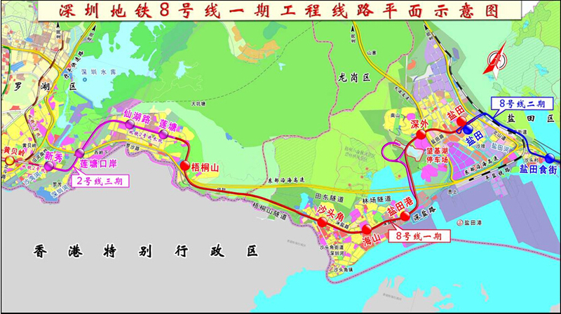 大消息深圳地铁8号线迎来新进展消息将新设小梅沙站点