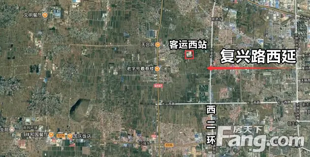 复兴路西延新进展 满城路段进场-保定新房网-房天下