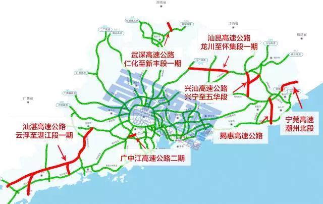 汕湛高速2018年建成通车,将进一步解决江门至茂名的堵车问题图片