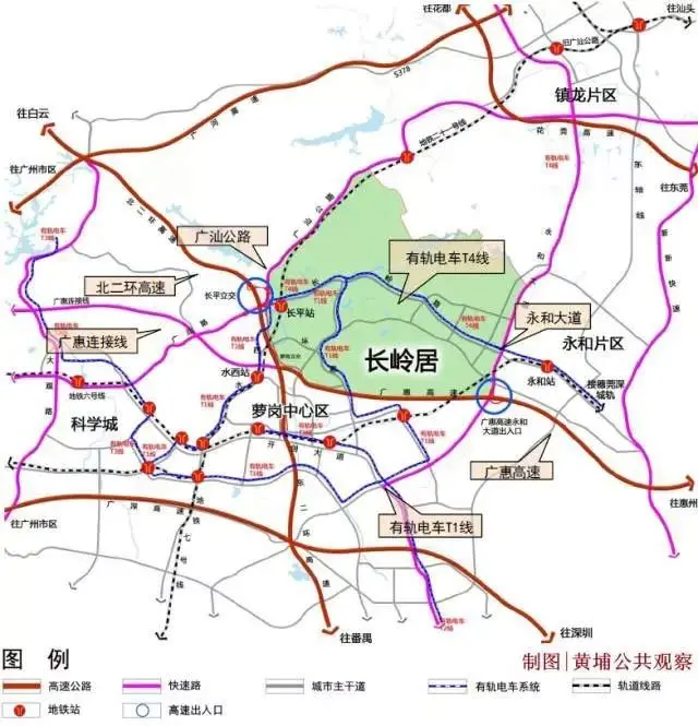 萝岗长岭居规划曝光 板块在售楼盘均价1.6万