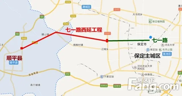 保定西部交通"变形计"三条主干道路西延盘点