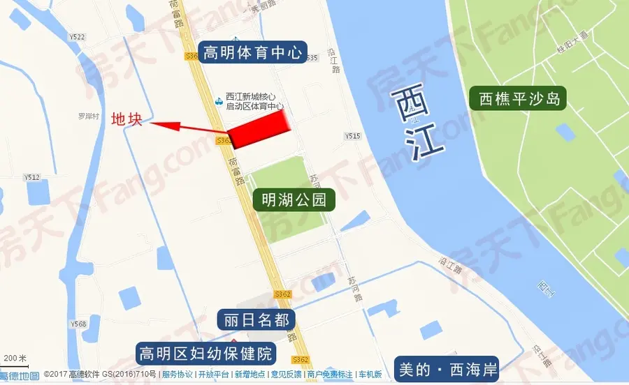 目前已建设有高明体育,美的明湖公园两大景观休闲公园