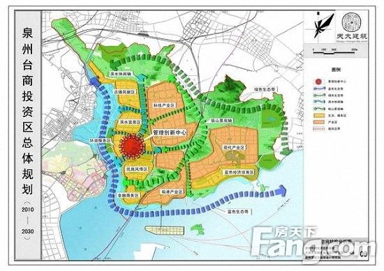 晋江,石狮,丰泽,洛江的发展缩进了各个地区的距离,作为泉州湾核心板块图片