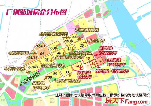 广钢新城房企分布