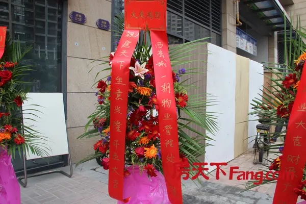 沙井楼市又添新力军 深圳房天下电商加盟店西荟城盛大开业！