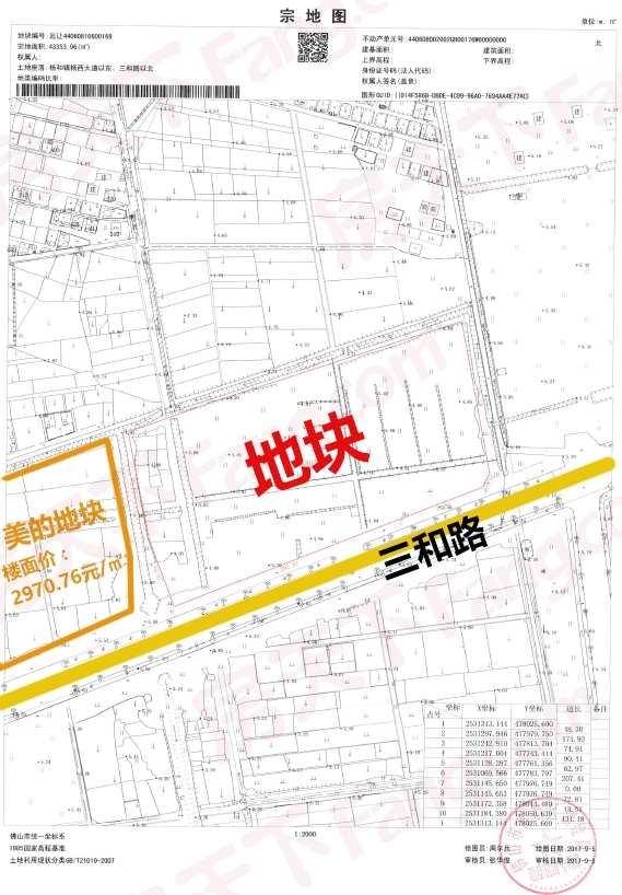 地块规划范围文件截图 配套方面,本次出让地块位于高明杨和镇镇中心