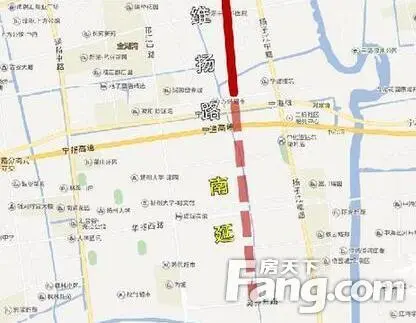 工程概况: 维扬路南延项目北端顺接兴扬路,向南经过328国道连接线,沪