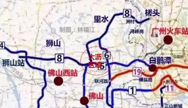 广佛交界绝佳上车盘或许就在此 地铁规划4站到荔湾 配套比肩千灯湖