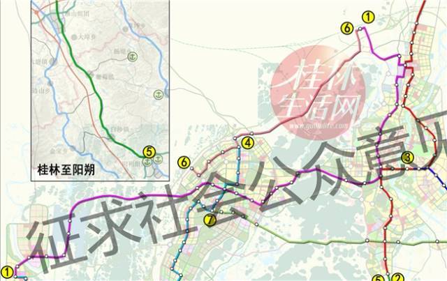 桂林将建7条轨道交通,经临桂、阳朔……哪一条先开通？ 