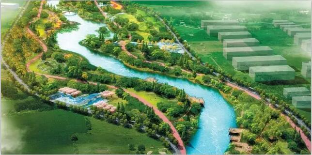 涝河渼陂湖水系生态修复