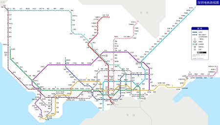 (深圳地铁2020年规划图)