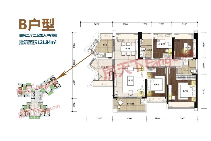 江海怡景湾首推5幢户型图 89-122平-江门新房网-房天下