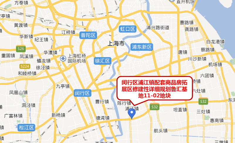 该地块位于闵行浦江镇,为浦江大型居住社区配套商业用地.