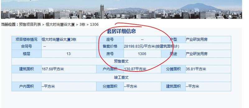 深圳龙华3月曝光一个楼盘备案 恒大时尚慧谷大厦有900多套！