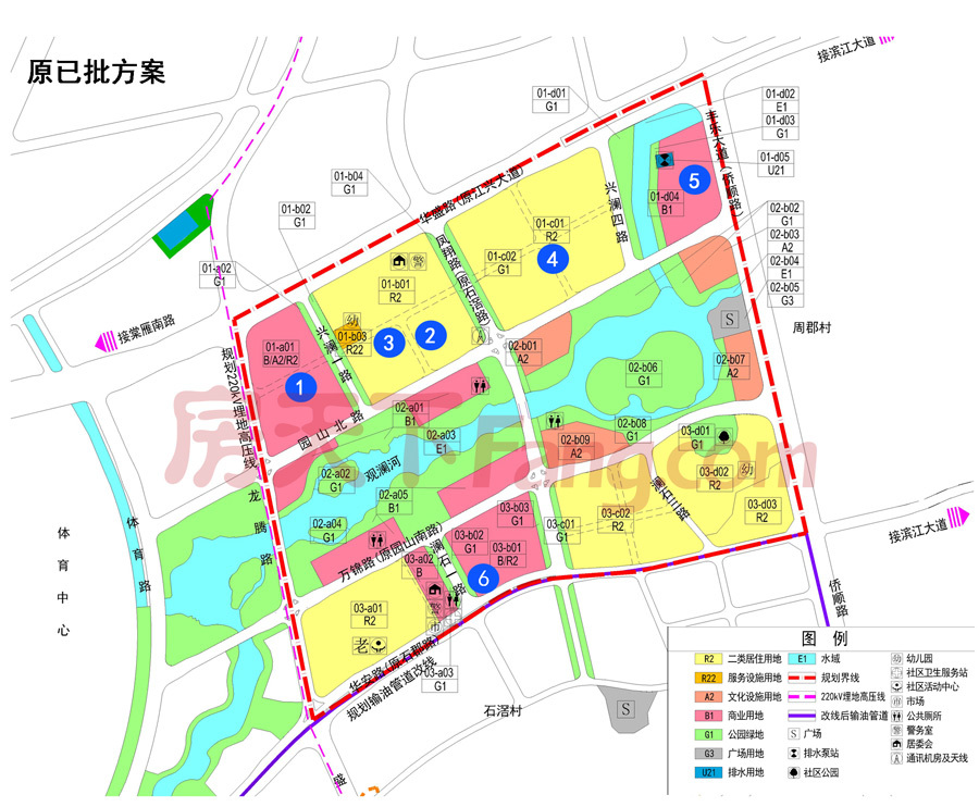 滨江新区观澜河地段规划6处调整 区域热盘推荐