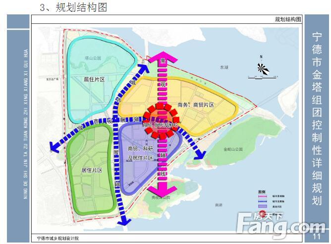 《宁德市金塔组团控制性详细规划)》于2018年3月获市政府批复(宁政文