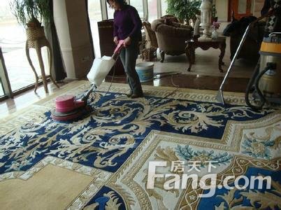 家庭保洁清洗地毯的方法