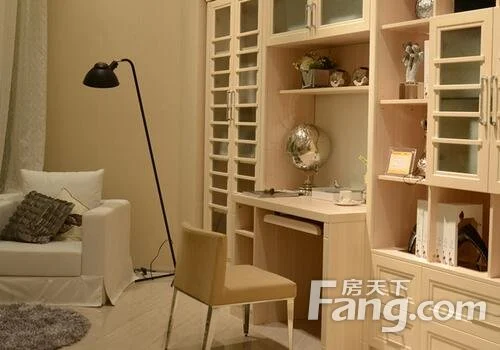 儿童衣柜书柜一体