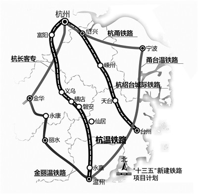 【杭州】城建 :1小时到达的杭温铁路有了新进展
