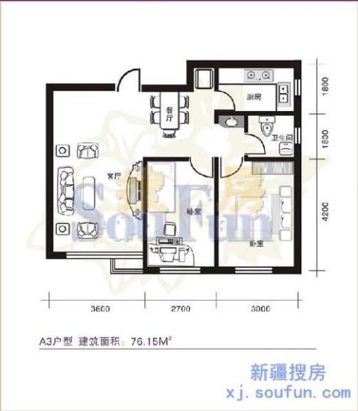 国秀家园户型-乌鲁木齐房天下