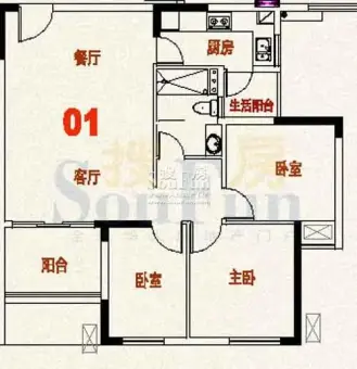 龙光峰景华庭 坐南朝北采光佳 户型方正 产权清晰 来电即可看房