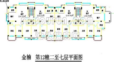 金禧花园户型图二