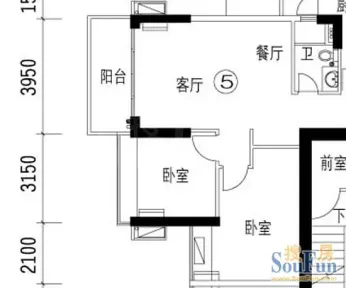 保利中辰广场户型图-广州搜房网