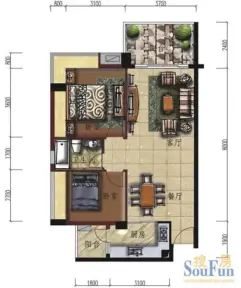 景湖时代城户型图