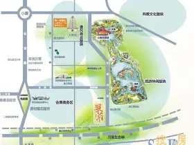 曲江城市花园交通图区位图