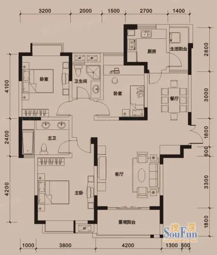 新里派克公馆户型图