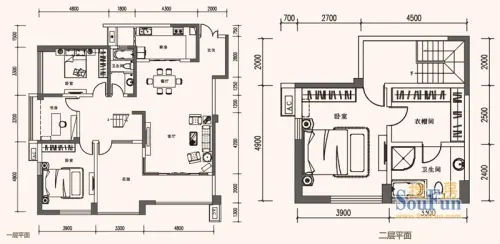 四海逸家户型图