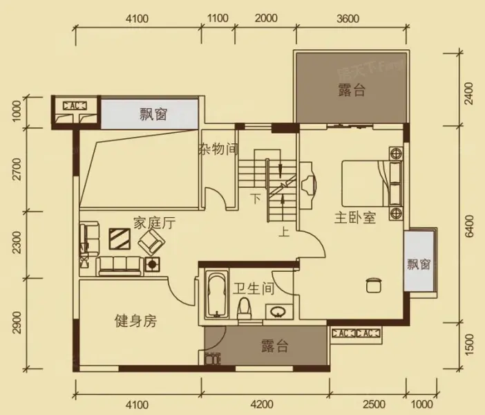 荣和中央公园户型图