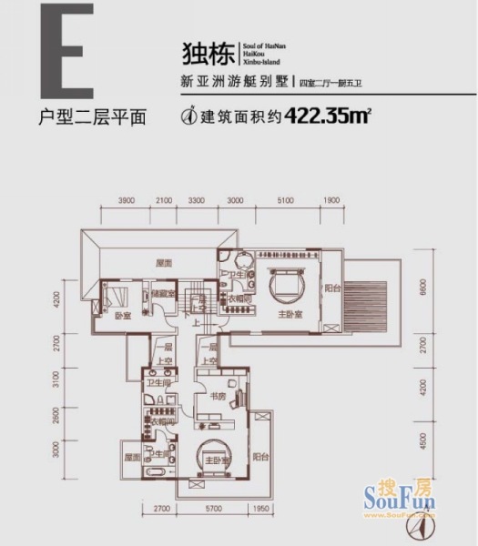 海南之心别墅户型图