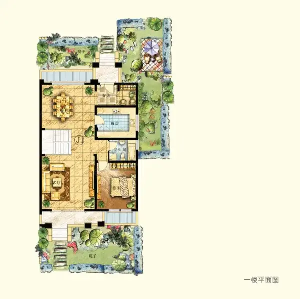 保利叶语别墅户型图